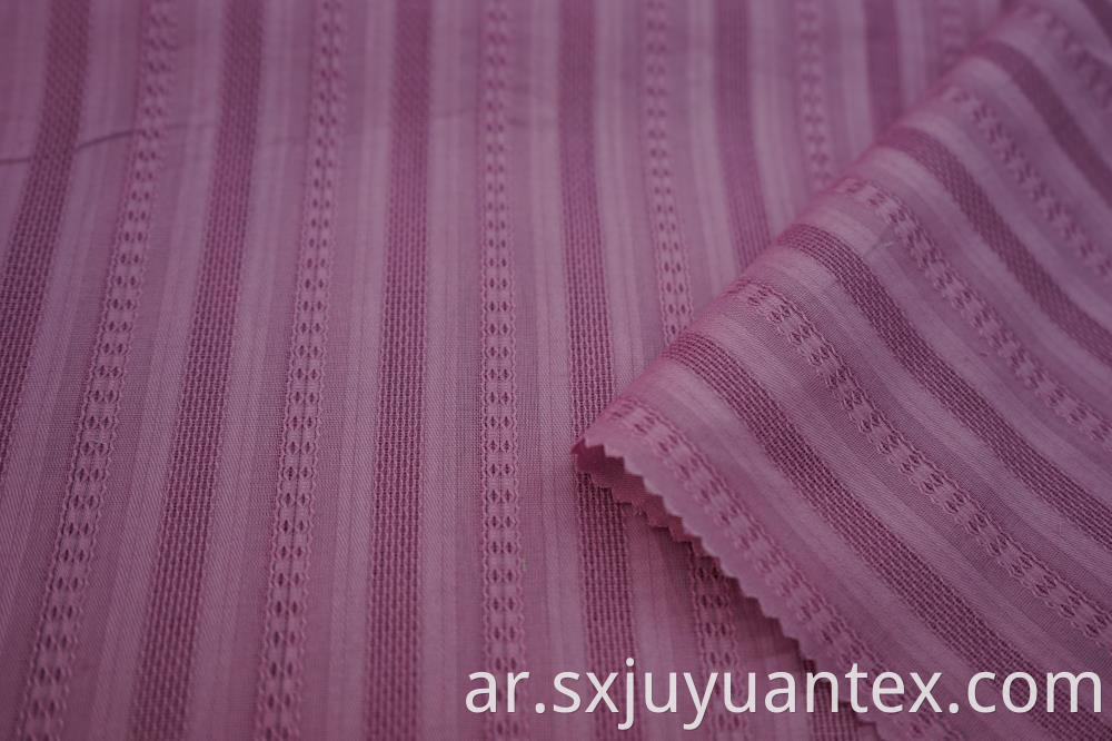 Cotton Stripe Dobby Fabric